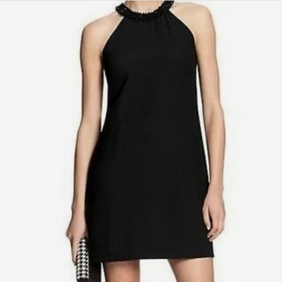 Banana Republic Dresses & Skirts - 𝅺Banana Republic Embellished Halter Neck Cocktail Dress
